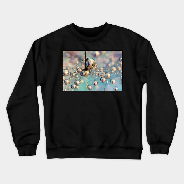 Rainbow Dandy Drops Crewneck Sweatshirt by SharonJ